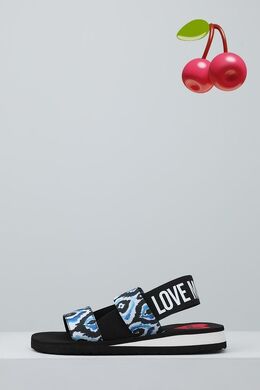 Love Moschino: Яркие сандалии 