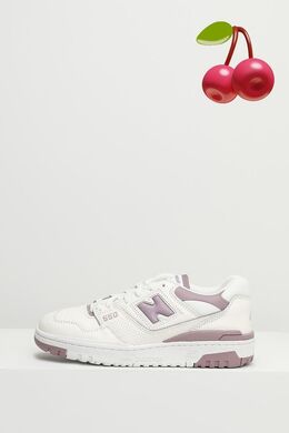 NEW BALANCE: Белые кроссовки  550