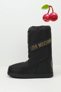 Love Moschino: Чёрные сапоги 