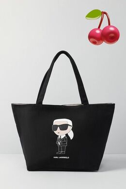 Karl Lagerfeld: Сумка  Ikonik с принтом