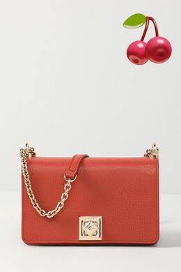 Furla: Оранжевая сумка 