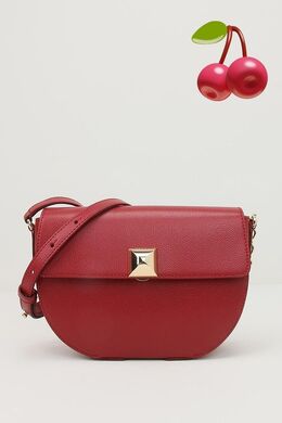 Furla: Бордовая сумка 