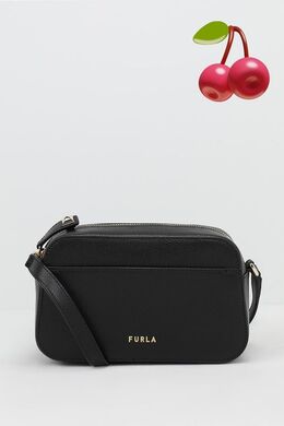 Furla: Чёрная сумка 