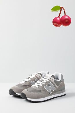 NEW BALANCE: Серые кроссовки  574