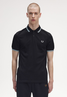 FRED PERRY: Чёрное поло 