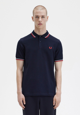 FRED PERRY: Синее поло 