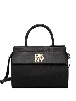 DKNY: Чёрная сумка-шоппер 