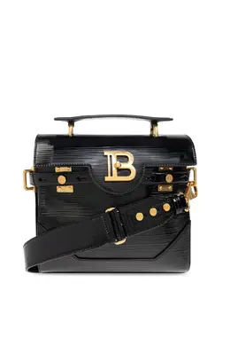 Balmain: Чёрная сумка-шоппер  B-Buzz 23