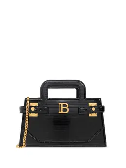 Balmain: Чёрная сумка-шоппер  B-Buzz