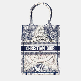 Dior: Голубая сумка-шоппер 
