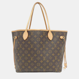 Louis Vuitton: Коричневая сумка  Neverfull MM