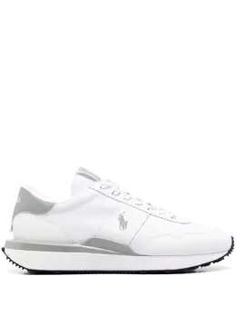 Polo Ralph Lauren: Белые кроссовки 