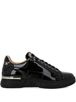 Philipp Plein: Чёрные кроссовки  Hexagon