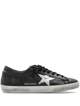 Golden Goose: Чёрные кроссовки  Super Star