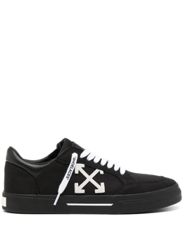 Off-White: Чёрные кроссовки  Vulcanized