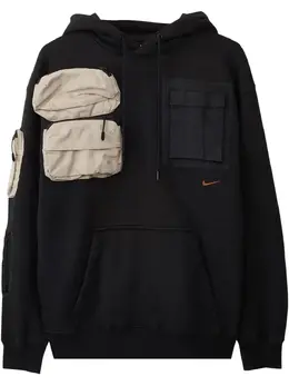 Nike: Чёрная толстовка 