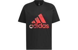 Adidas: Чёрная футболка 