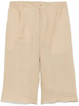 Kiton: Льняные шорты 