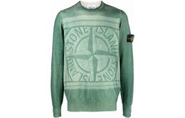 Stone Island: Зелёный свитер 