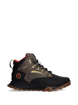 Timberland: Чёрные ботинки 