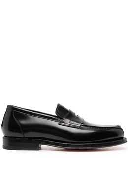 Santoni: Чёрные туфли 