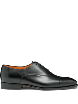 Santoni: Чёрные туфли 