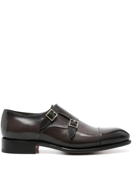 Santoni: Коричневые туфли 