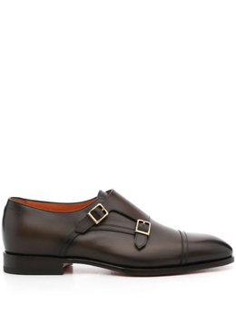 Santoni: Коричневые туфли 