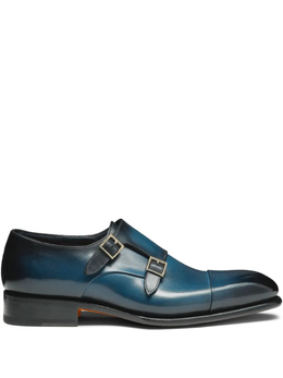 Santoni: Синие туфли 