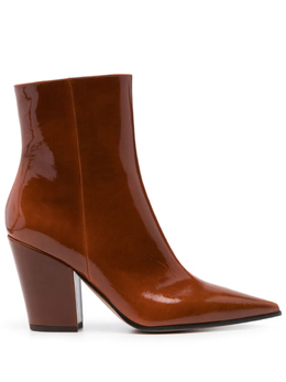 Gianvito Rossi: Коричневые ботинки 