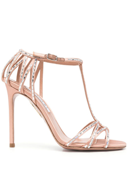 Aquazzura: Розовые сандалии  Forever