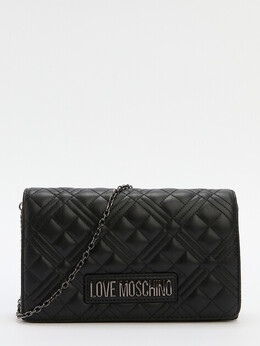 Love Moschino: Чёрный клатч 