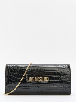 Love Moschino: Чёрный клатч 