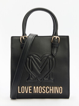 Love Moschino: Чёрная спортивная сумка 