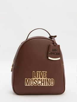 Love Moschino: Тёмная спортивная сумка 