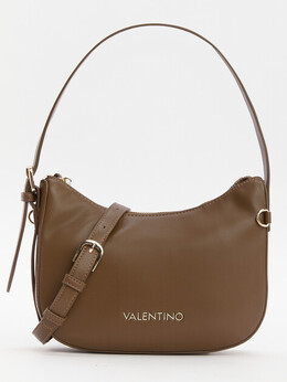 Valentino: Коричневая спортивная сумка 