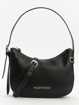 Valentino: Чёрная спортивная сумка 