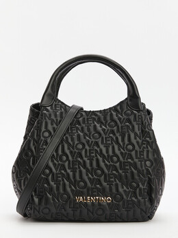 Valentino: Чёрная спортивная сумка 