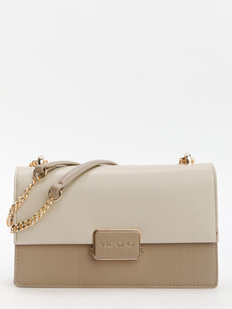 Valentino: Бежевая сумка 