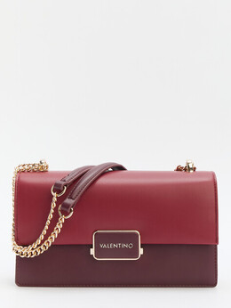 Valentino: Бордовая сумка 