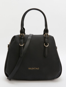 Valentino: Чёрная спортивная сумка 