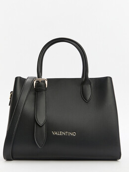 Valentino: Чёрная спортивная сумка 