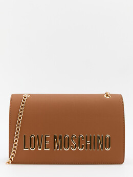 Love Moschino: Коричневая сумка 