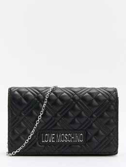 Love Moschino: Чёрный клатч 