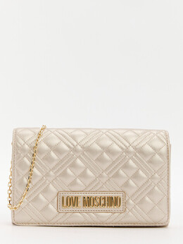 Love Moschino: Золотой клатч 