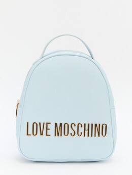 Love Moschino: Голубая спортивная сумка 