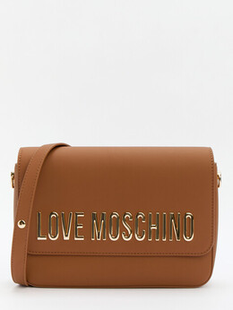 Love Moschino: Коричневая сумка 