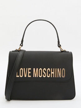 Love Moschino: Чёрная спортивная сумка 