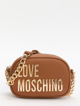 Love Moschino: Коричневая сумка 