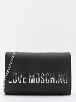 Love Moschino: Чёрный клатч 